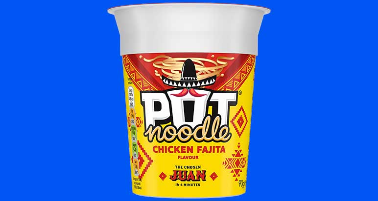 Pot Noodle Chicken Fajita