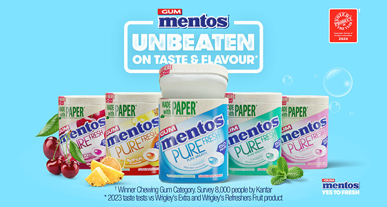 Mentos: unbeaten on taste and flavour