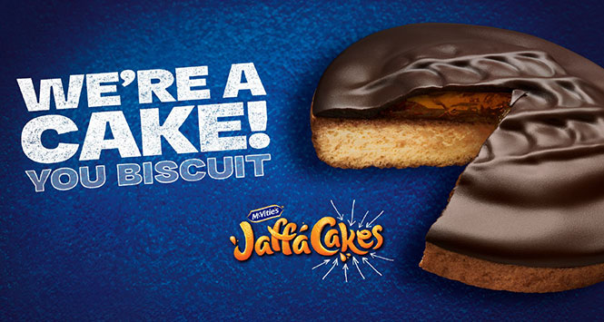 We're a cake, you biscuit!