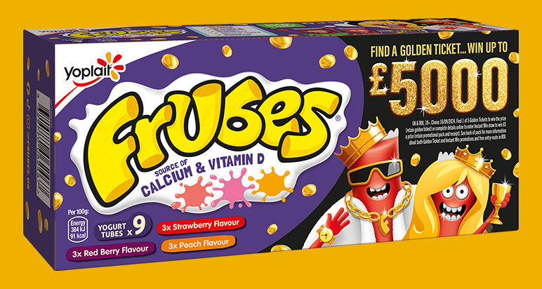 Frubes 'Golden Ticket' packs