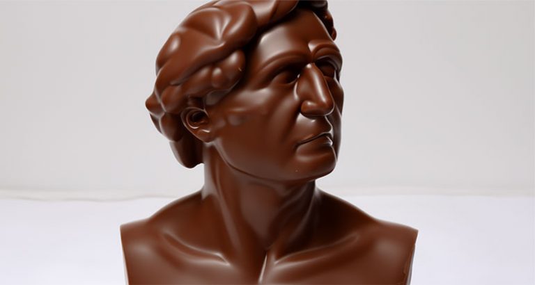 Chocolate bust