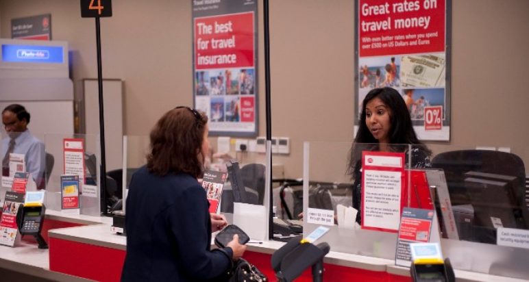 A Post Office counter