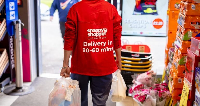 Image of a delivery being made via Snappy Shopper