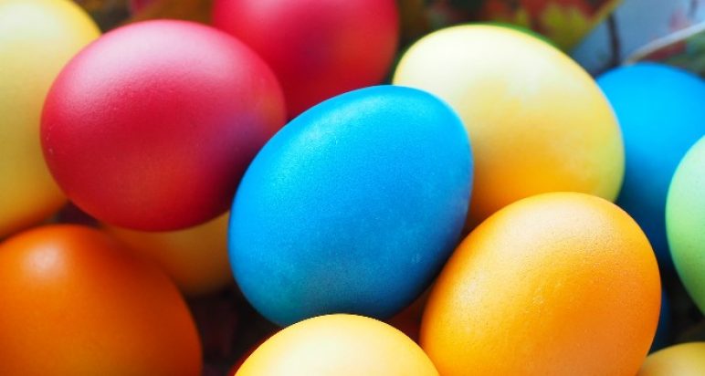 Image of some Easter eggs