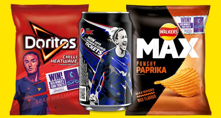 Doritos, Pepsi Max and Walkers Max products