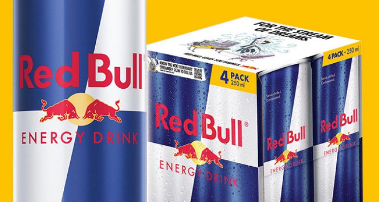 Red Bull cans